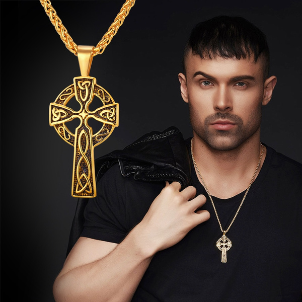 Mens Celtic Cross Necklace | LOVE2HAVE in the UK!